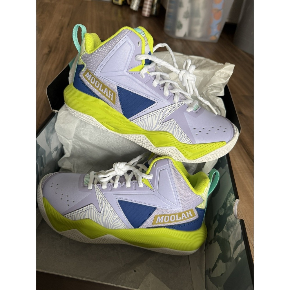 Moolah Kids Grade School Press Break Basketball Shoes Youth Size 5